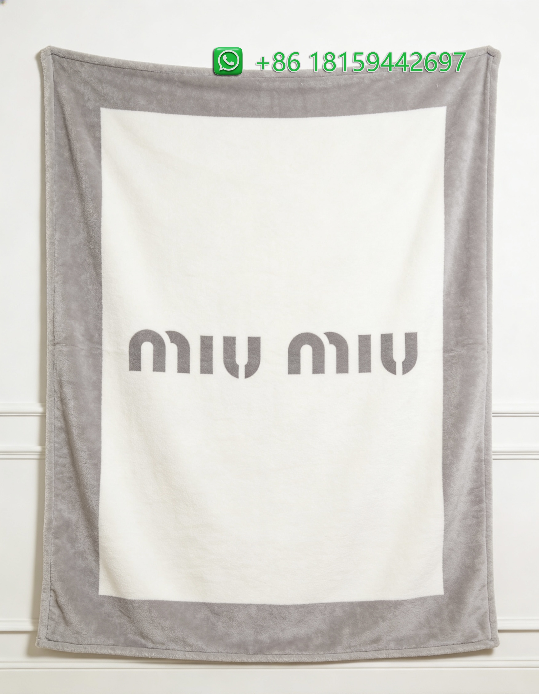 Miumiu Throw Blankets